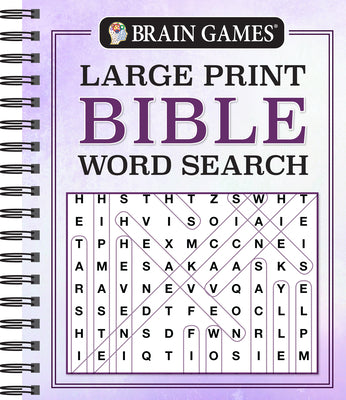 Brain Games - Large Print Bible Word Search -- Publications International Ltd, Spiral
