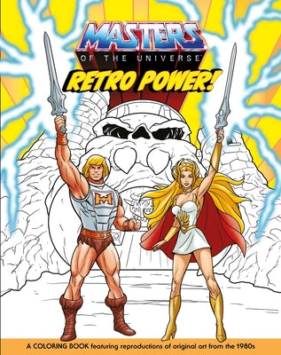 Cover Image for Masters of the Universe: Retro Power! Coloring Book -- Mattel, Paperback