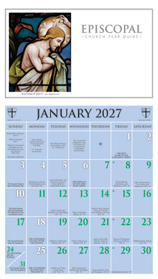 Cover Image for 2027 Episcopal Church Year Guide Kalendar: January 2027 Through December 2027 -- Ashby Company, Wall