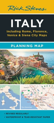 Cover Image for Rick Steves Italy Planning Map: Including Rome, Florence, Venice & Siena City Maps -- Rick Steves, Folded