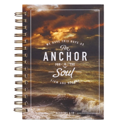 Cover Image for Journal Wirebound Large Anchor for the Soul -- Christian Art Gifts, Hardcover
