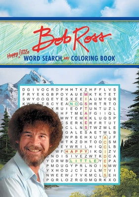 Cover Image for Bob Ross Word Search and Coloring Book -- Editors of Thunder Bay Press, Paperback