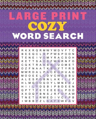 Large Print Cozy Word Search -- Editors of Thunder Bay Press, Paperback