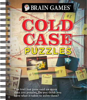 Cover Image for Brain Games - Cold Case Puzzles -- Publications International Ltd, Spiral