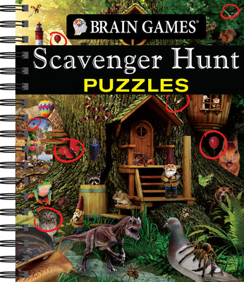 Brain Games - Scavenger Hunt Puzzles -- Publications International Ltd, Spiral