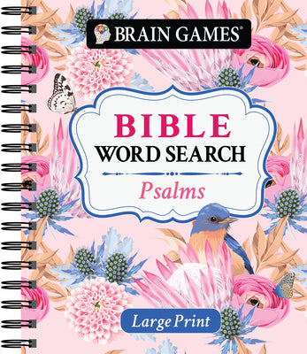 Cover Image for Brain Games - Large Print Bible Word Search: Psalms -- Publications International Ltd, Spiral