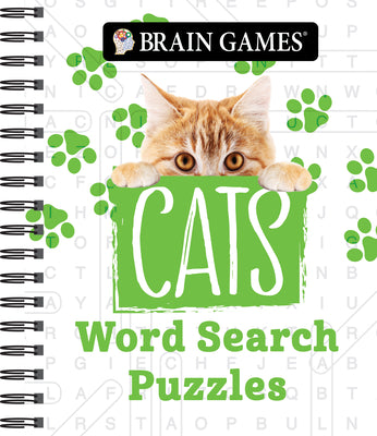 Cover Image for Brain Games - Cats Word Search Puzzles -- Publications International Ltd, Spiral