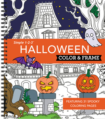 Cover Image for Color & Frame - Halloween (Coloring Book) -- New Seasons, Spiral