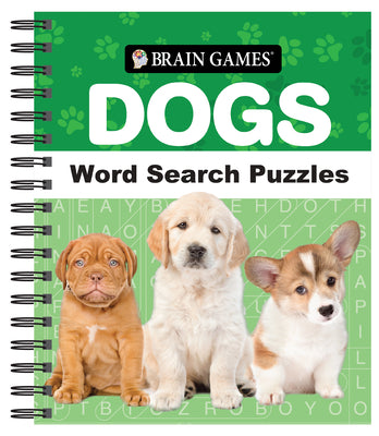 Cover Image for Brain Games - Dogs Word Search Puzzles -- Publications International Ltd, Spiral