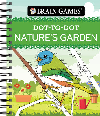 Cover Image for Brain Games - Dot-To-Dot Nature's Garden -- Publications International Ltd, Spiral