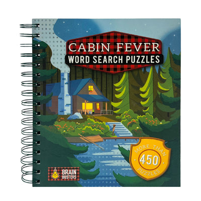 Cabin Fever Word Search Puzzles -- Parragon Books, Spiral