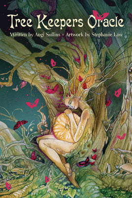 Cover Image for Tree Keepers Oracle: 44 Gold Gilt-Edged Cards, Intricate Nature-Themed Artwork by Stephanie Law, 108-Page Full-Color Guidebook, Druids, Faery-Realm, P -- Angi Sullins, Other