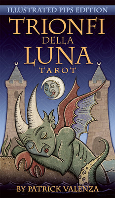 Cover Image for Trionfi Della Luna Tarot: Fully Illustrated 78-Card Tarot Deck Inspired by Marseilles Style Tarot, Includes 68-Page Booklet of Card Meanings, Packaged -- Patrick Valenza, Other
