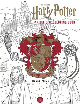Cover Image for Harry Potter: Gryffindor House Pride: The Official Coloring Book: (Gifts Books for Harry Potter Fans, Adult Coloring Books) -- Insight Editions, Paperback