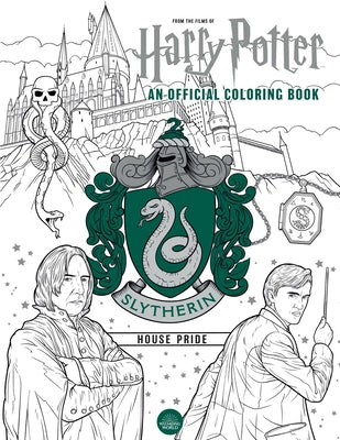Cover Image for Harry Potter: Slytherin House Pride: The Official Coloring Book: (Gifts Books for Harry Potter Fans, Adult Coloring Books) -- Insight Editions, Paperback
