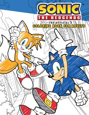 Cover Image for Sonic the Hedgehog: The Official Adult Coloring Book -- Insight Editions, Paperback