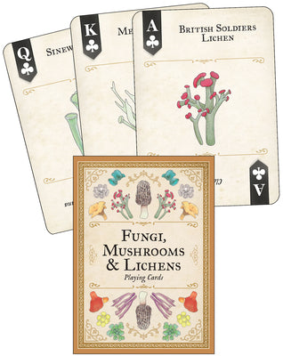 Cover Image for Fungi, Mushrooms & Lichens Playing Cards -- Mel Bryant, Other