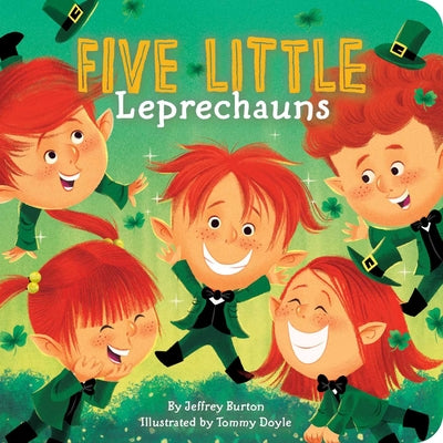 Cover Image for Five Little Leprechauns -- Jeffrey Burton, Board Book