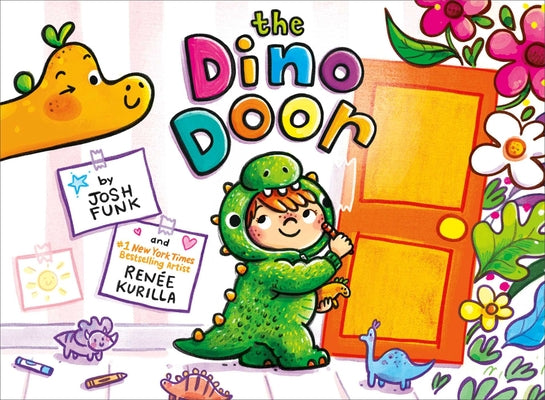 Cover Image for The Dino Door -- Josh Funk, Hardcover
