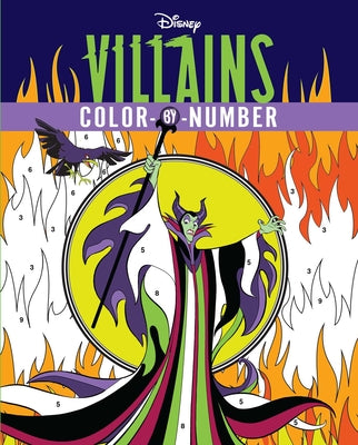 Cover Image for Disney Villains Color-By-Number -- Editors of Thunder Bay Press, Paperback