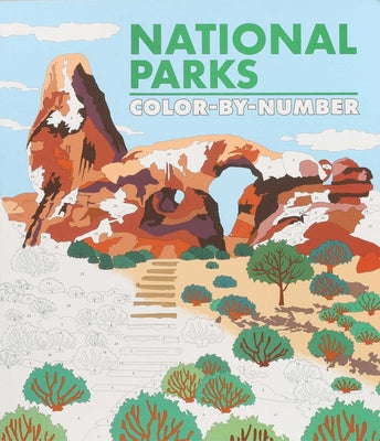 Cover Image for National Parks Color-By-Number -- Editors of Thunder Bay Press, Paperback