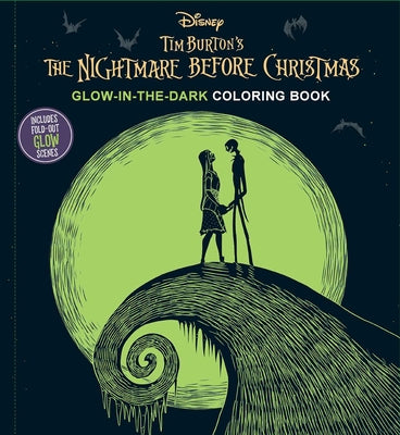 Cover Image for Disney Tim Burton's the Nightmare Before Christmas Glow-In-The-Dark Coloring Book -- Editors of Thunder Bay Press, Paperback