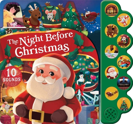 Cover Image for The Night Before Christmas 10-Button Sound Book -- Clement C. Moore, Board Books