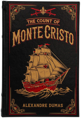 Cover Image for The Count of Monte Cristo (Deluxe Leatherbound Edition) - Historical Fiction, Revenge Classic by Alexandre Dumas (Leather-Bound Classics) -- Eric Martone, Leather