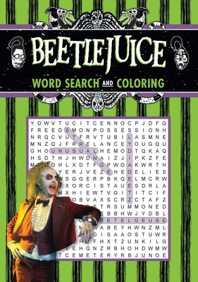 Cover Image for Beetlejuice Word Search and Coloring -- Editors of Thunder Bay Press, Paperback