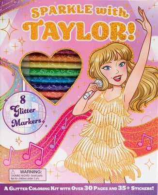 Cover Image for Sparkle with Taylor! a Glitter Coloring Kit -- Editors of Silver Dolphin Books, Other