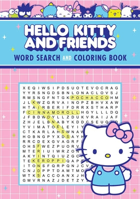 Cover Image for Hello Kitty and Friends Word Search and Coloring Book -- Editors of Thunder Bay Press, Paperback