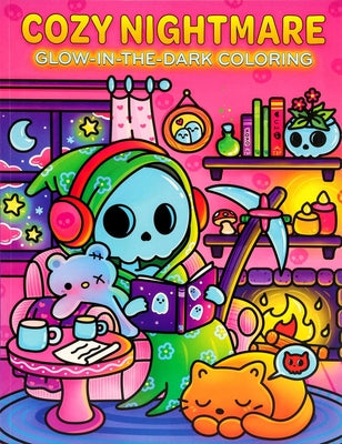 Cover Image for Cozy Nightmare Glow-In-The-Dark Coloring -- Editors of Thunder Bay Press, Paperback