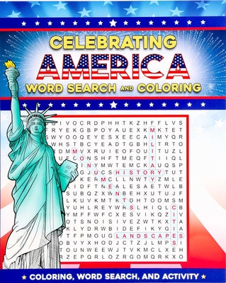 Cover Image for Celebrating America Word Search and Coloring -- Editors of Thunder Bay Press, Paperback