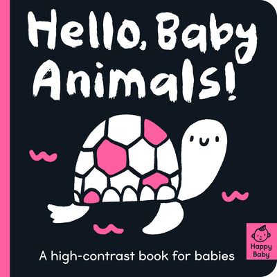 Cover Image for Hello Baby Animals!: A High-Contrast Book for Babies -- Amelia Hepworth, Board Books