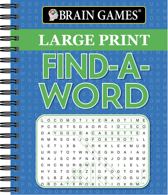 Cover Image for Brain Games - Large Print Find a Word -- Publications International Ltd, Spiral