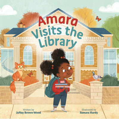 Cover Image for Amara Visits the Library -- Janay Brown-Wood, Hardcover