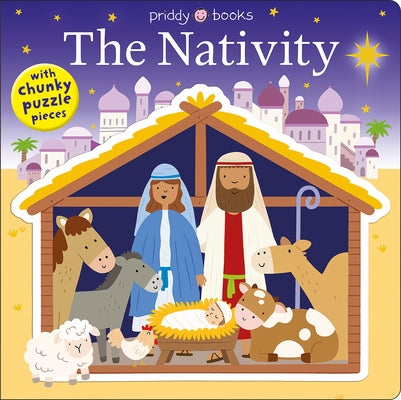 Cover Image for The Nativity (Puzzle & Play): With Chunky Puzzle Pieces -- Roger Priddy, Board Book