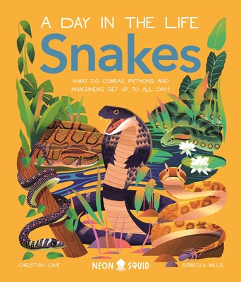 Cover Image for Snakes (a Day in the Life): What Do Cobras, Pythons, and Anacondas Get Up to All Day? -- Christian Cave, Hardcover