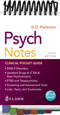 Cover Image for Psychnotes: Clinical Pocket Guide -- Darlene D. Pedersen, Spiral