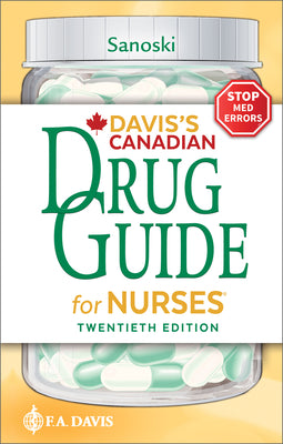 Cover Image for Davis's Canadian Drug Guide for Nurses -- Cynthia A. Sanoski, Paperback
