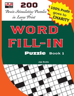 Cover Image for Word Fill-In Puzzle Book 1 -- Jaja Media, Paperback