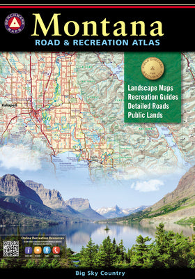 Cover Image for Montana Road & Recreation Atlas -- National Geographic Maps, Paperback