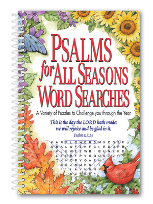 Cover Image for Psalms for All Seasons Word Searches -- Product Concept Editoris, Spiral Bound, Comb or Coil