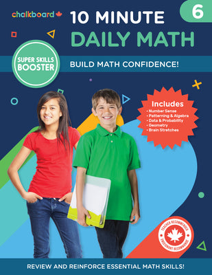 Cover Image for 10 Minute Daily Math Grade 6 -- Demetra Turnbull, Paperback