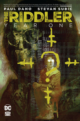 Cover Image for The Riddler: Year One -- Paul Dano, Hardcover