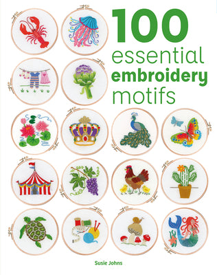 Cover Image for 100 Essential Embroidery Motifs -- Susie Johns, Paperback