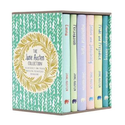 Cover Image for The Jane Austen Collection: Deluxe 6-Book Harcover Boxed Set -- Jane Austen, Hardcover