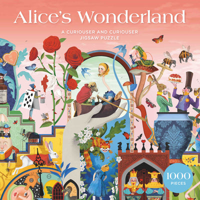 Cover Image for Alice's Wonderland 1000 Piece Puzzle: A Curiouser and Curiouser Jigsaw Puzzle -- Brett Ryder, Board Games
