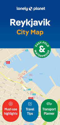 Cover Image for Lonely Planet Reykjavik City Map: Durable, Waterproof, Easy-Fold Planning Map with Attractions & Walking Tours -- Lonely Planet, Folded