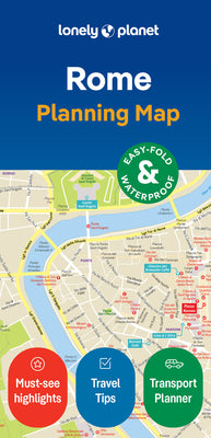 Cover Image for Lonely Planet Rome City Map: Durable, Waterproof, Easy-Fold Planning Map with Attractions & Walking Tours -- Lonely Planet, Folded